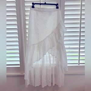Eyelet white skirt - NWT